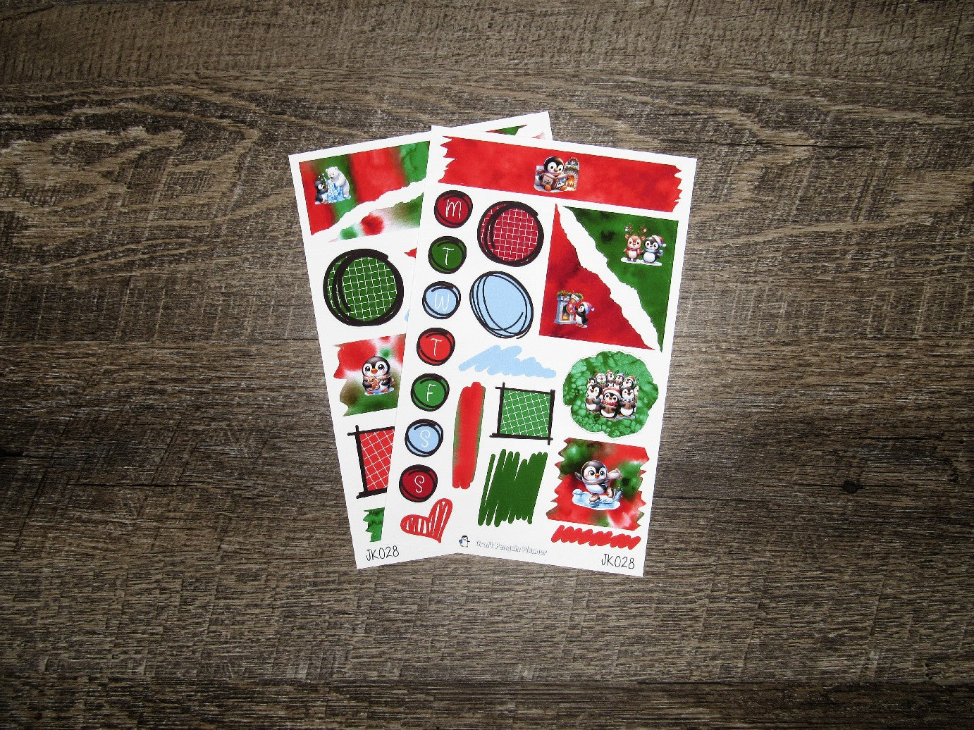 Journal Kit- JK028- Christmas Penguin