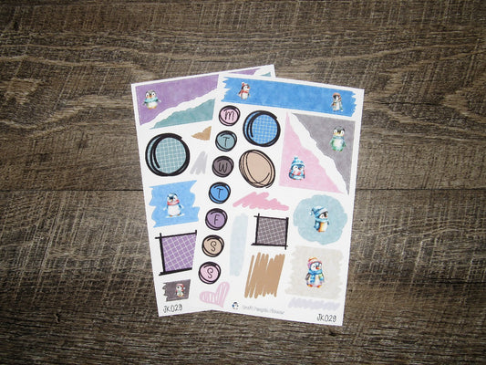 Journal Kit- JK029- Winter Waddle