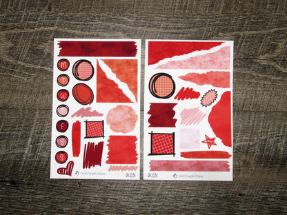 Journal Kit- JK031- Shades of Red