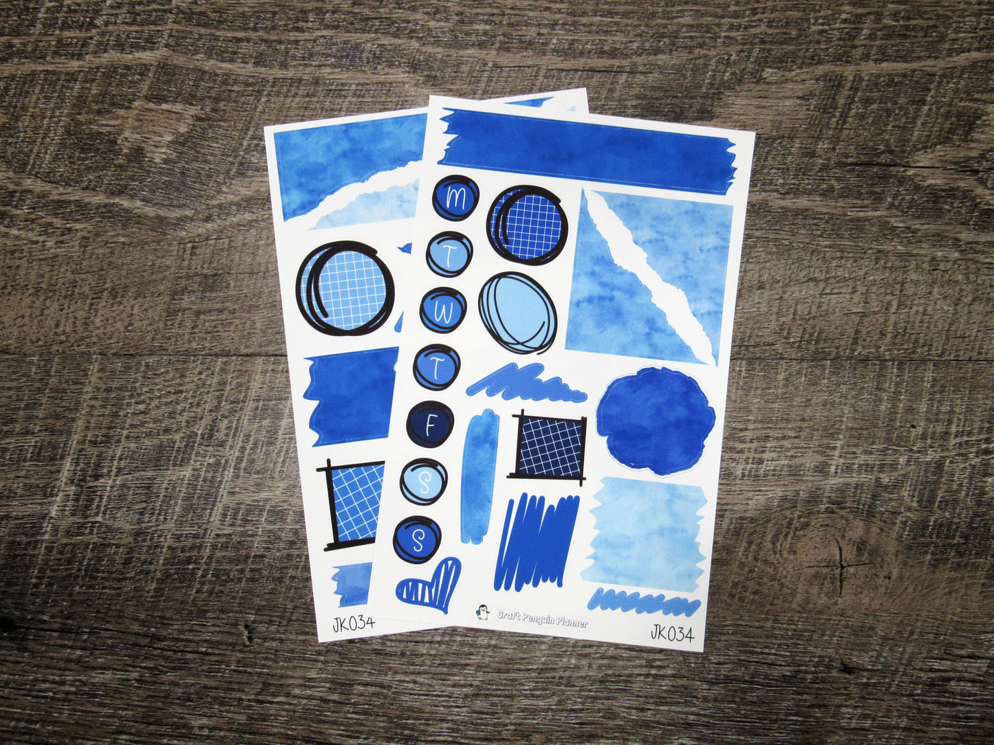 Journal Kit- JK034- Shades of Blue