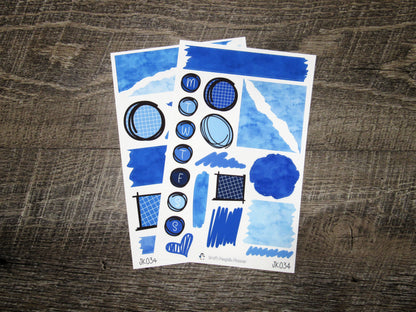 Journal Kit- JK034- Shades of Blue