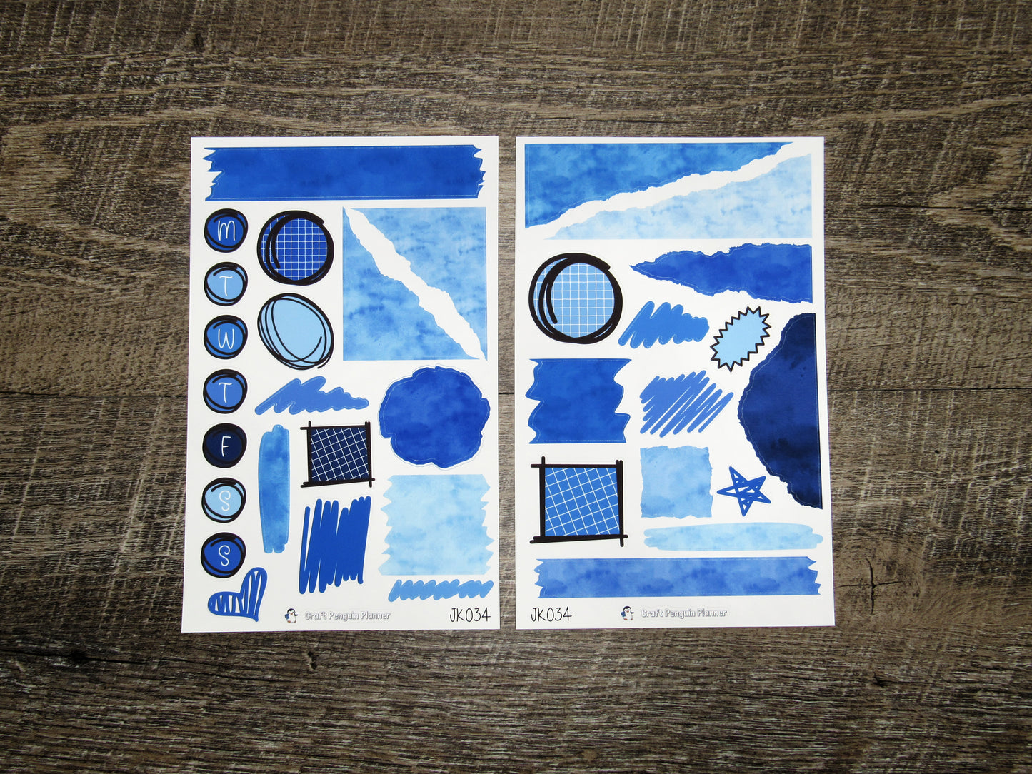 Journal Kit- JK034- Shades of Blue