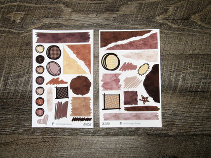 Journal Kit- JK038- Shades of Brown