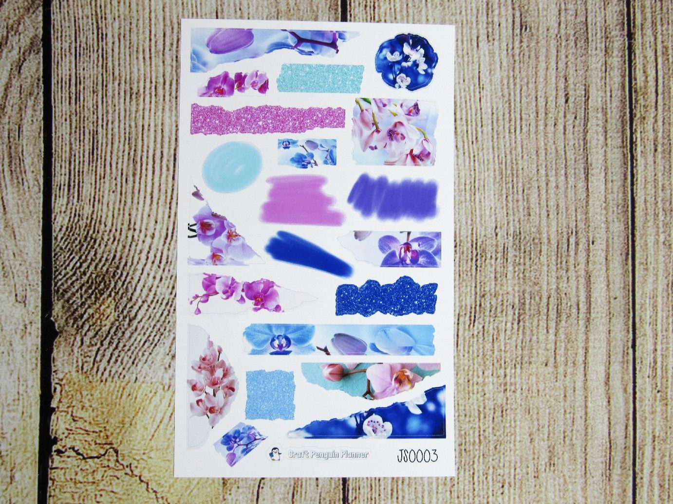 Journal Sheet- JS0003- Orchids