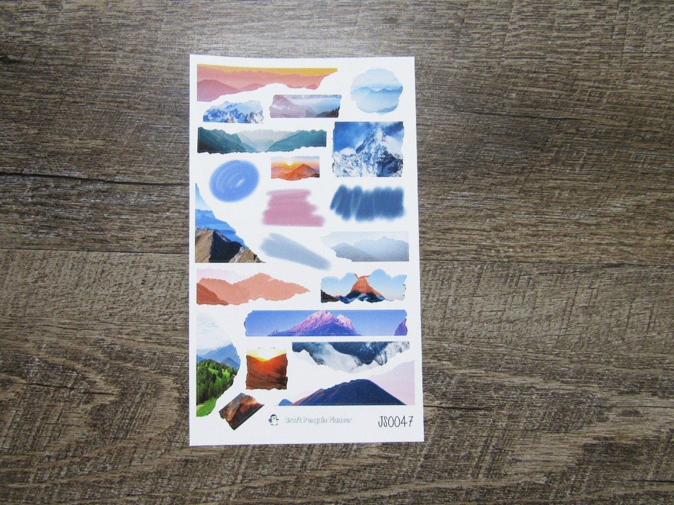Journal Sheet- JS0047- Mountain