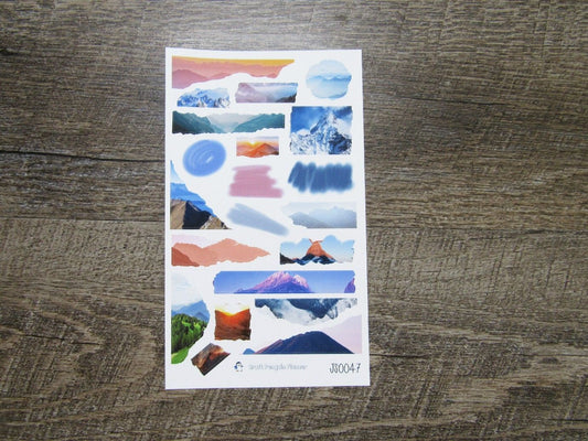 Journal Sheet- JS0047- Mountain