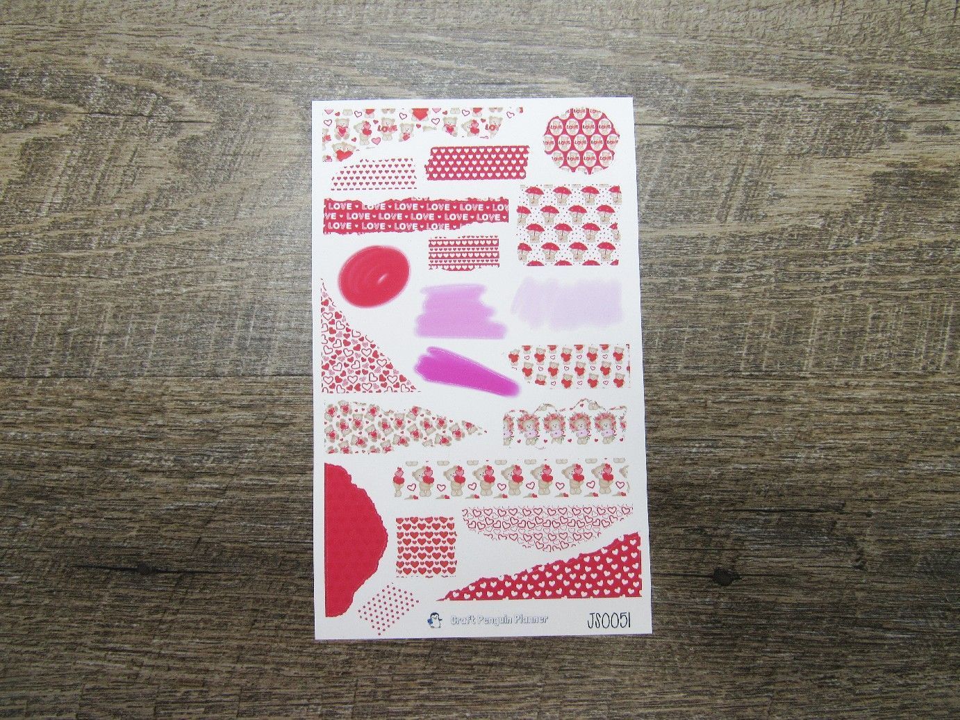 Journal Sheet- JS0051- Beary Love