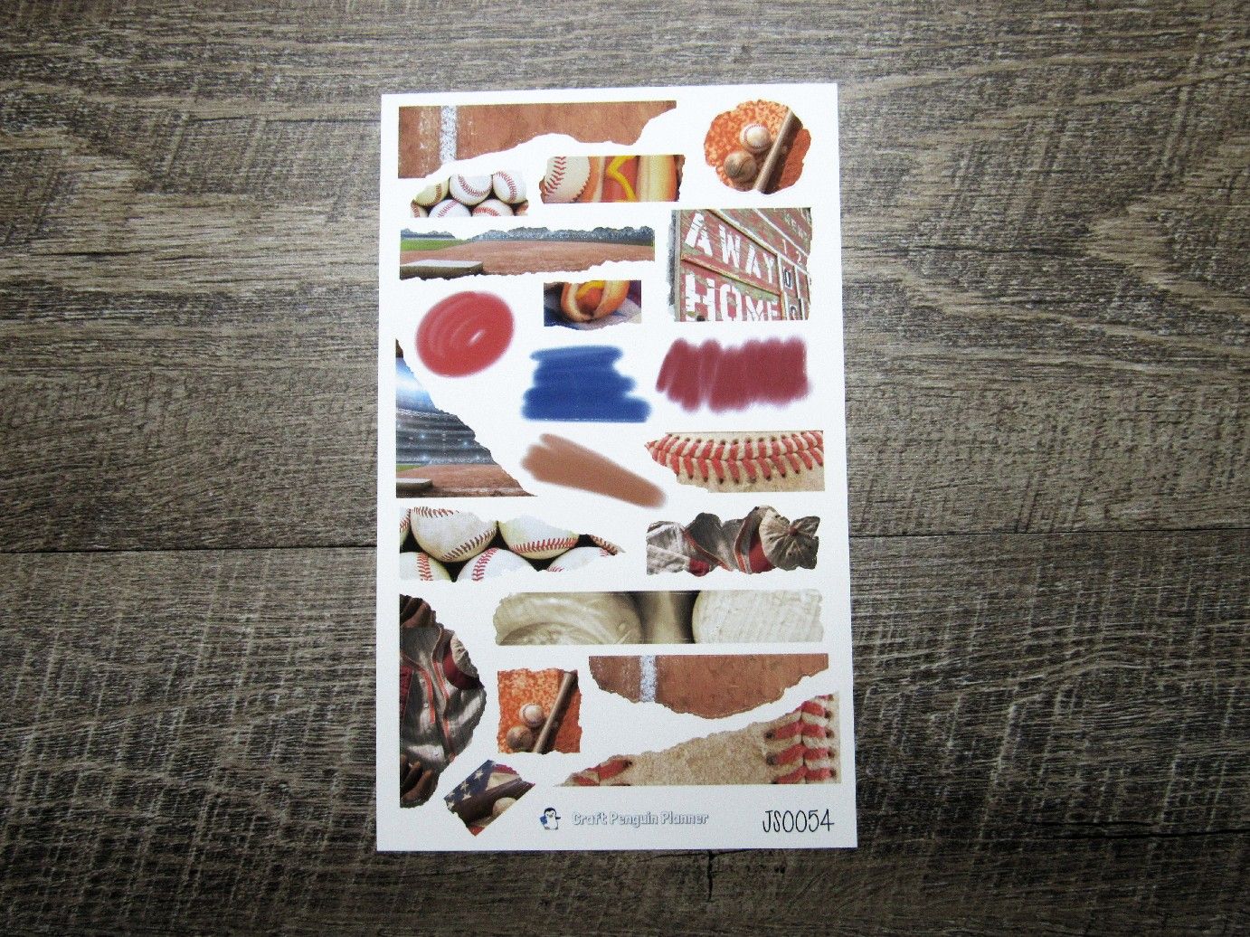Journal Sheet- JS0054- Baseball