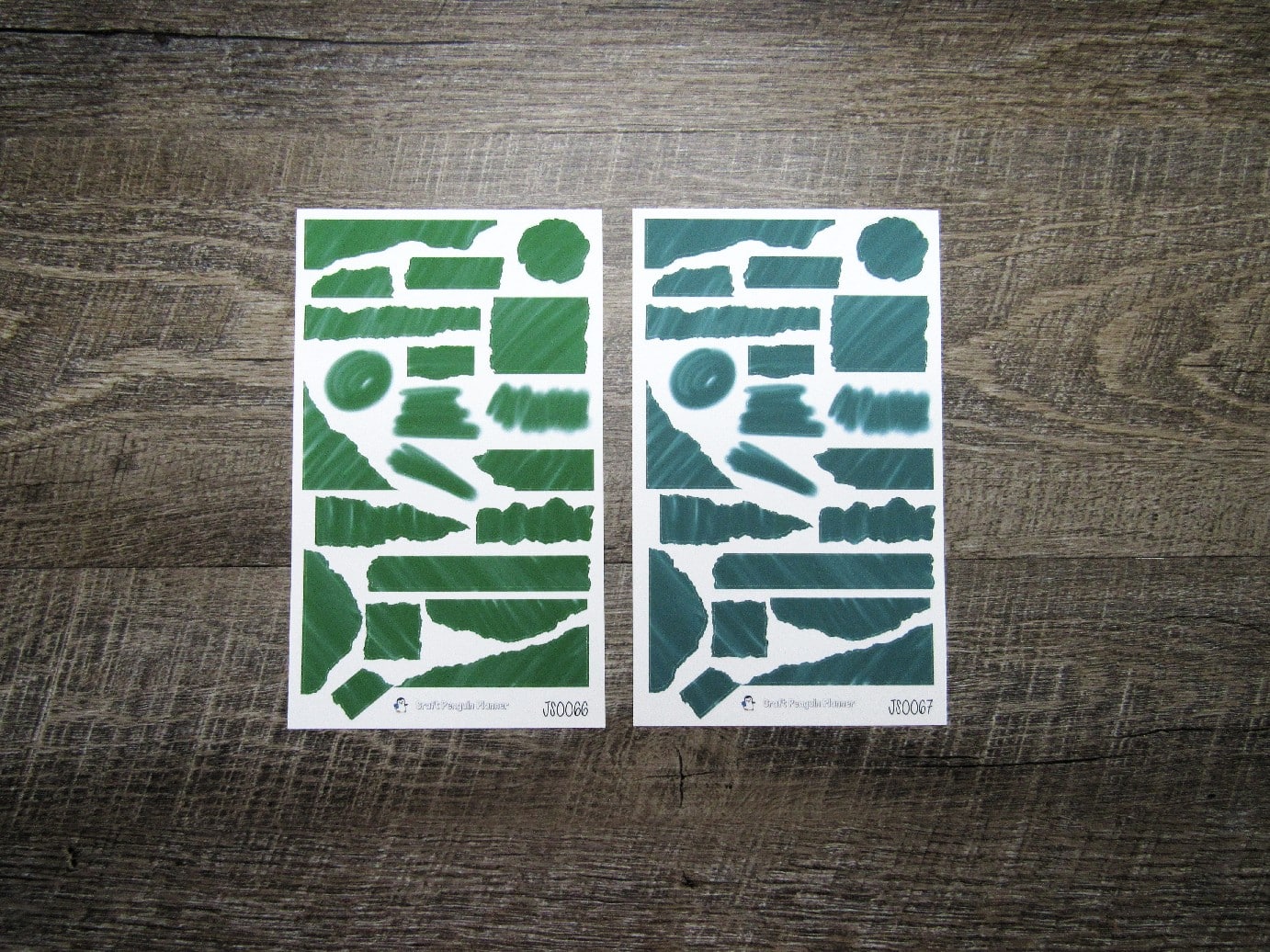 Brush Stroke Journal Sheets- JS0058- JS0085