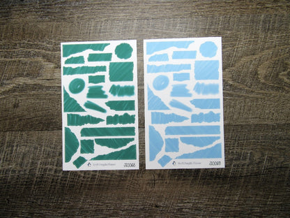 Brush Stroke Journal Sheets- JS0058- JS0085