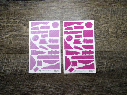 Brush Stroke Journal Sheets- JS0058- JS0085