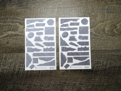 Brush Stroke Journal Sheets- JS0058- JS0085