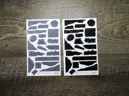 Brush Stroke Journal Sheets- JS0058- JS0085