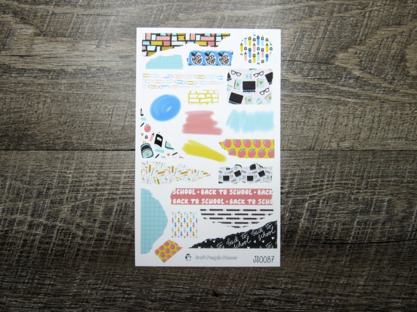 Journal Sheet- JS0087- Back To School