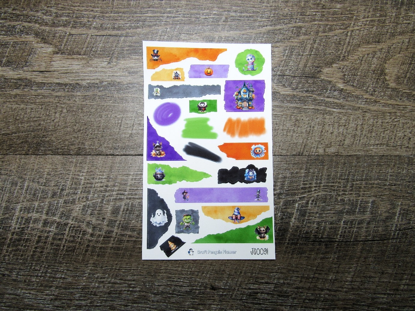 Journal Sheet- JS0091- Too Cute To Spook