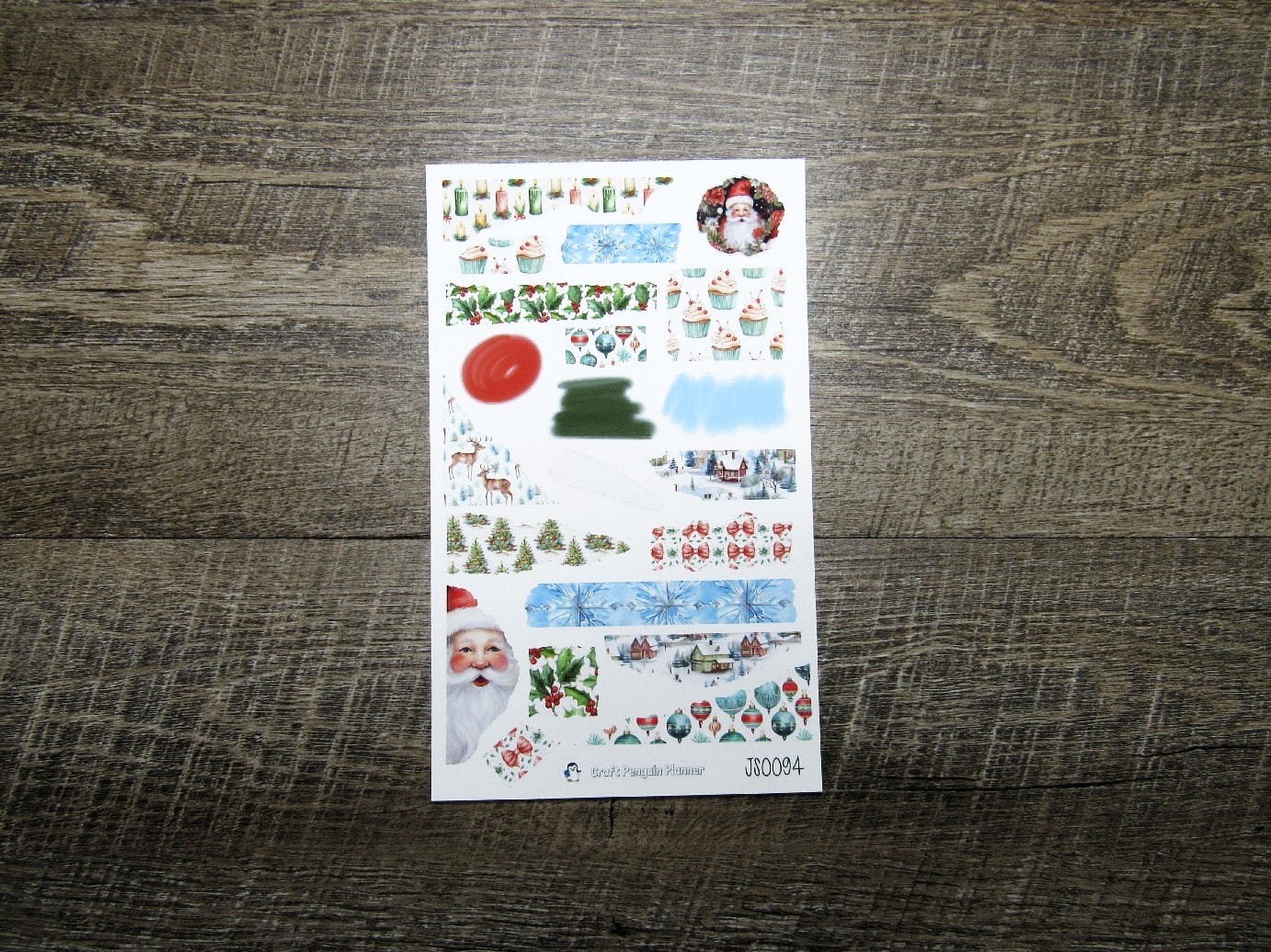 Journal Sheet- JS0094- Vintage Christmas