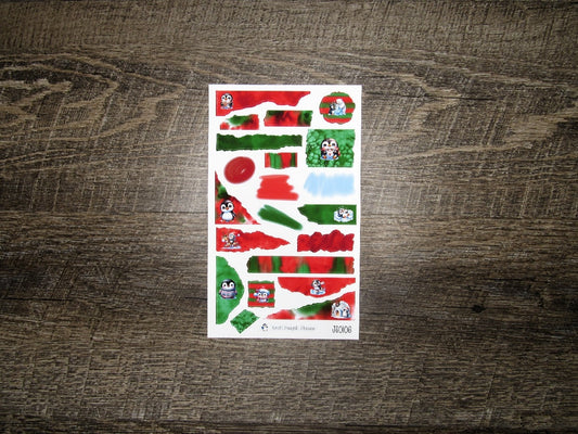 Journal Sheet- JS0106- Christmas Penguin