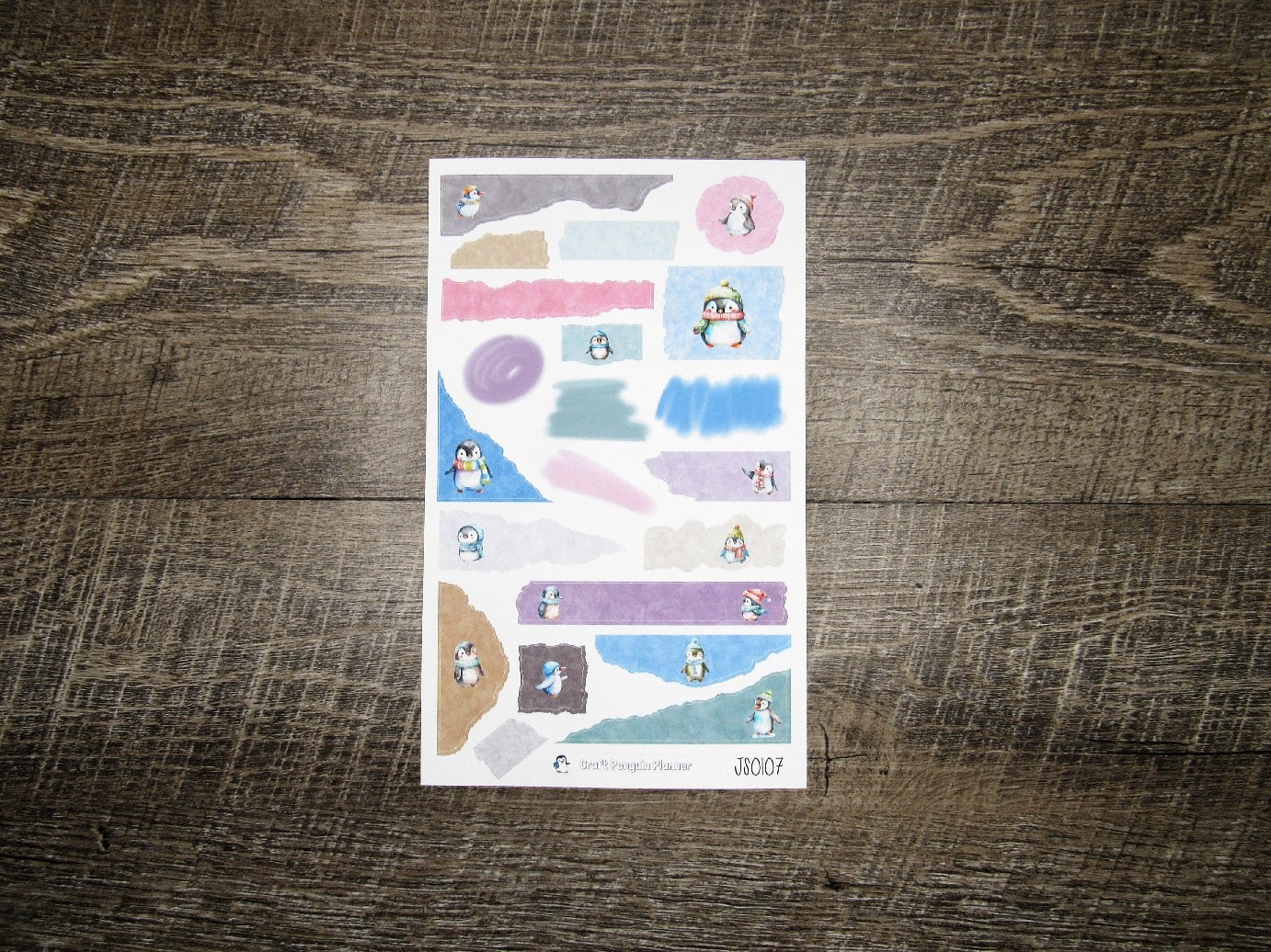 Journal Sheet- JS0107- Winter Waddle