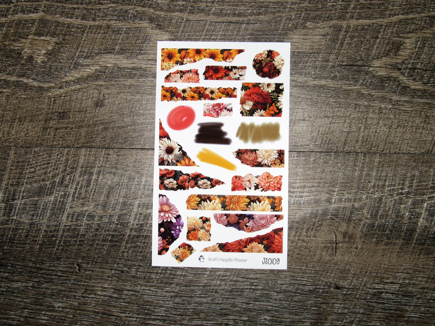Journal Sheet- JS0109-Fall Floral