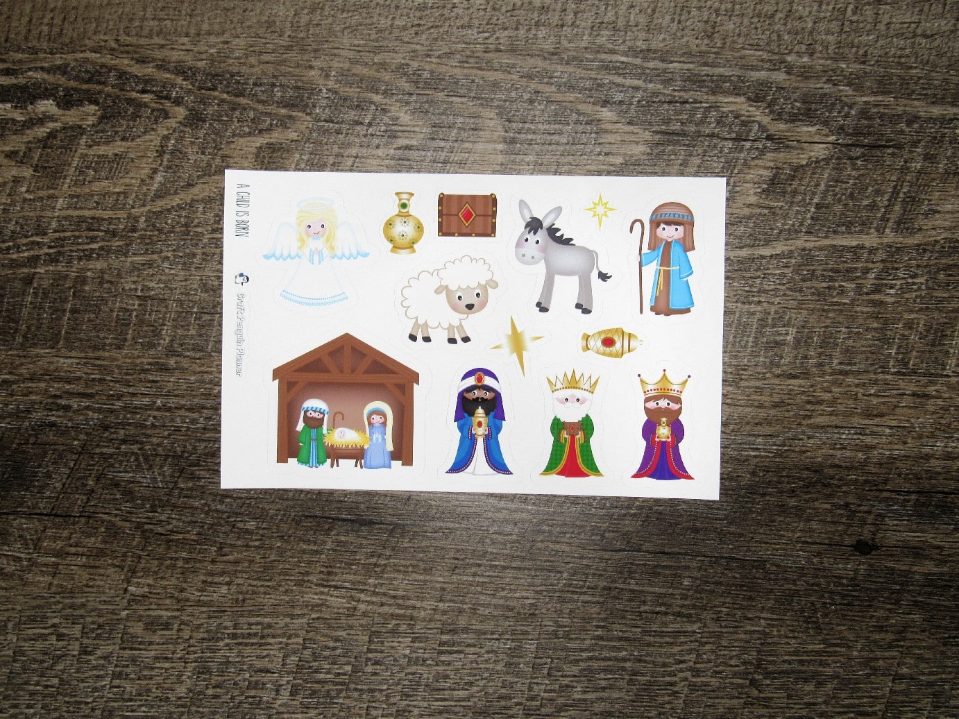 Jumbo deco- A Child is Born