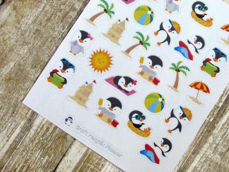 Just Chillin' Deco stickers