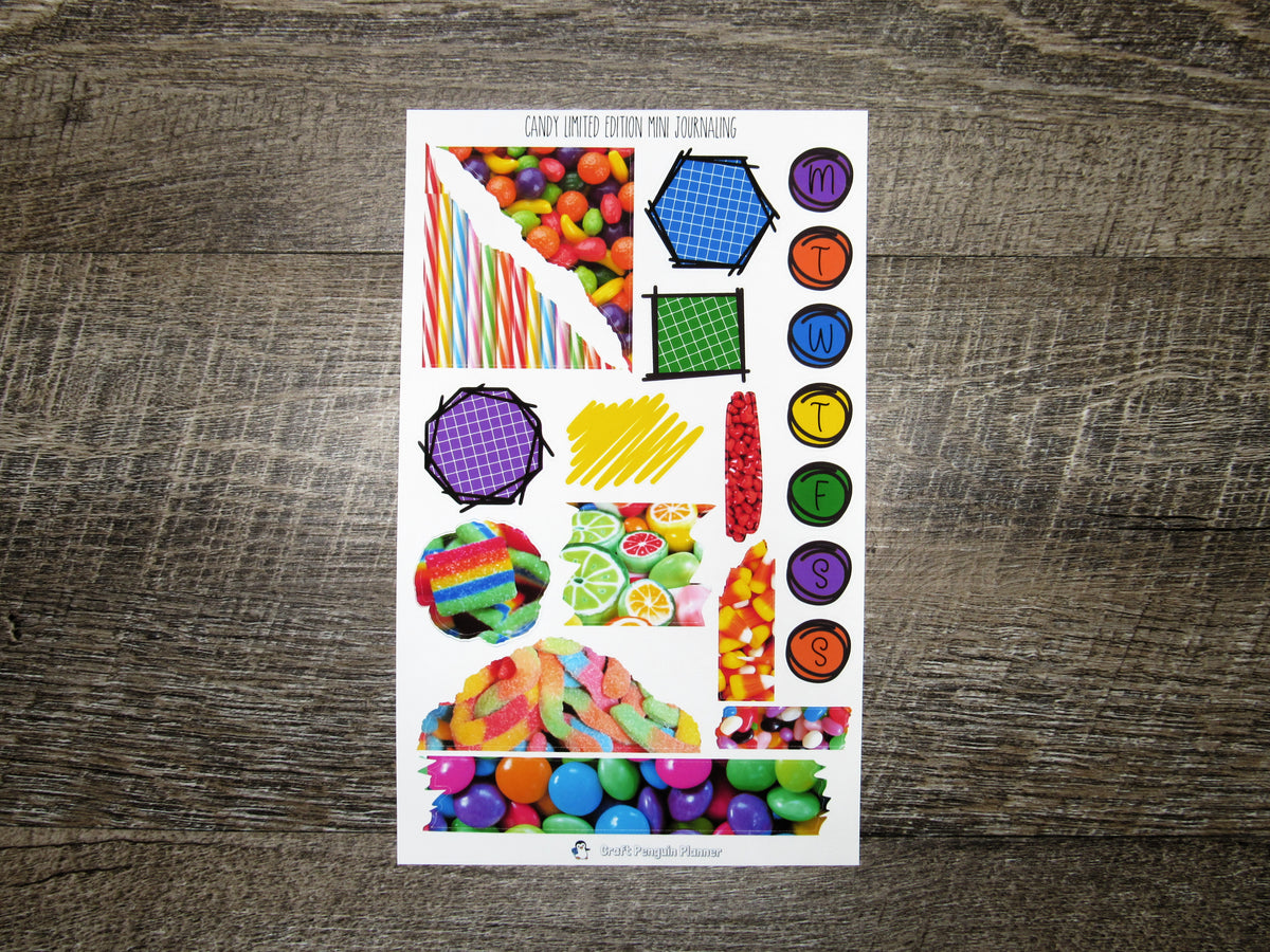 LIMITED EDITION Candy Mini Journal Sheet