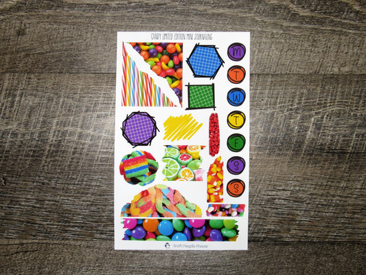 LIMITED EDITION Candy Mini Journal Sheet