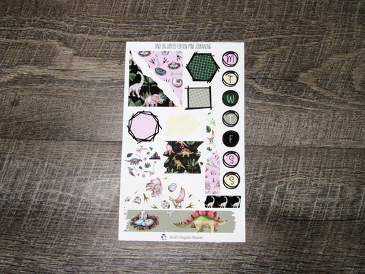 LIMITED EDITION Dino Dig Mini Journal Sheet