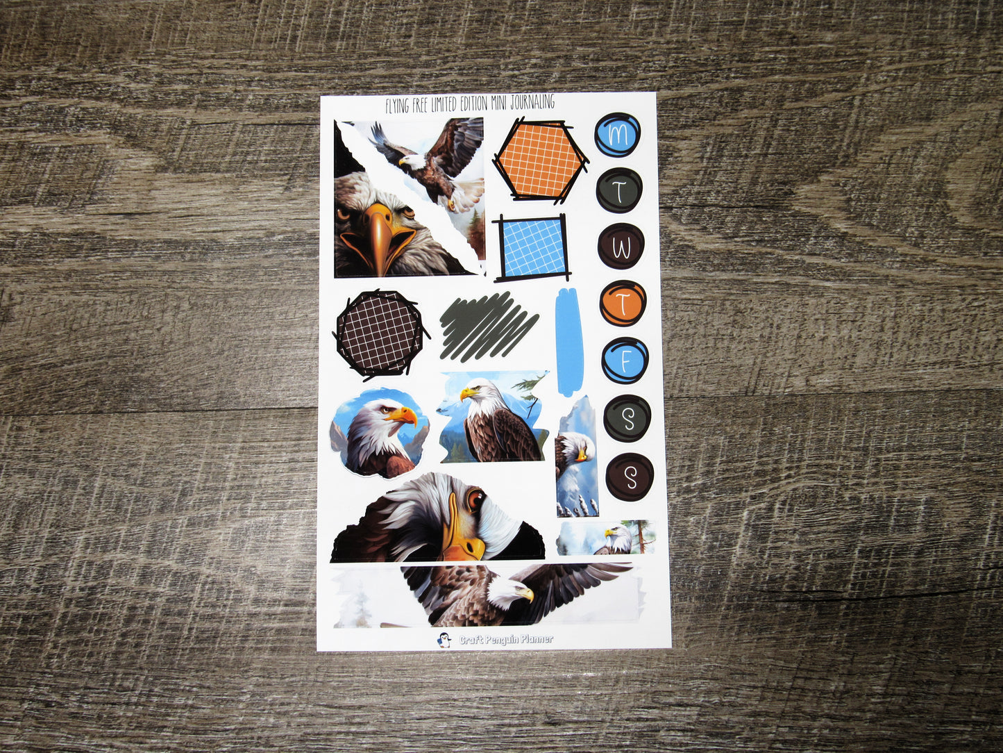 LIMITED EDITION Flying Free Mini Journal Sheet