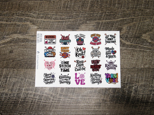 LIMITED EDITION Knitting Quotes