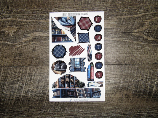 LIMITED EDITION Library Mini Journal Sheet