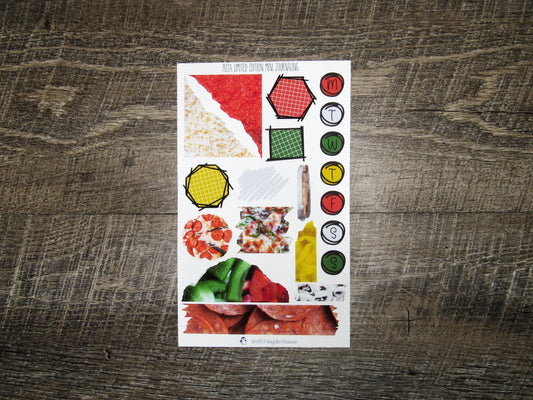 LIMITED EDITION Pizza Mini Journal Sheet