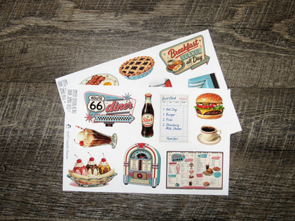 LIMITED EDITION Jumbo deco- Retro Diner