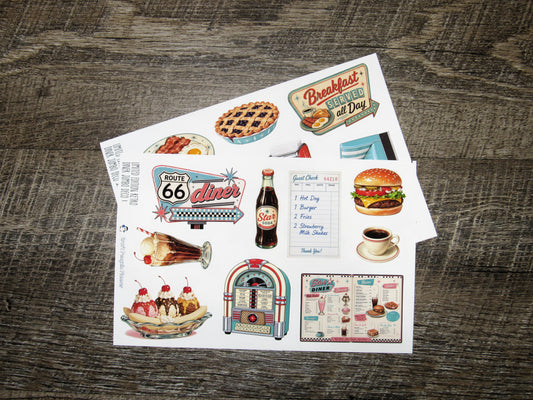 LIMITED EDITION Jumbo deco- Retro Diner