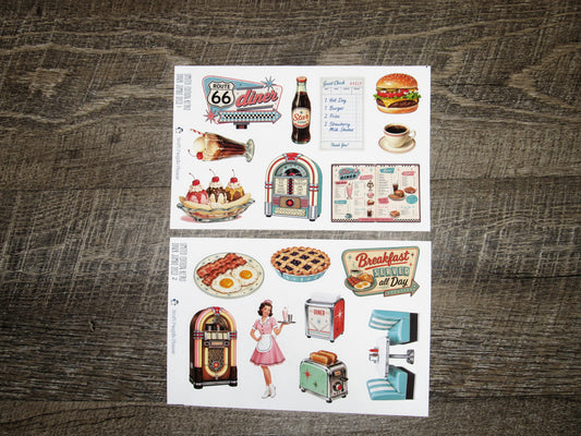LIMITED EDITION Jumbo deco- Retro Diner