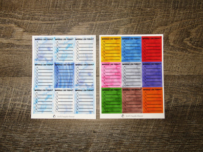 LIMITED EDITION Waddle I do Today Checklist Boxes