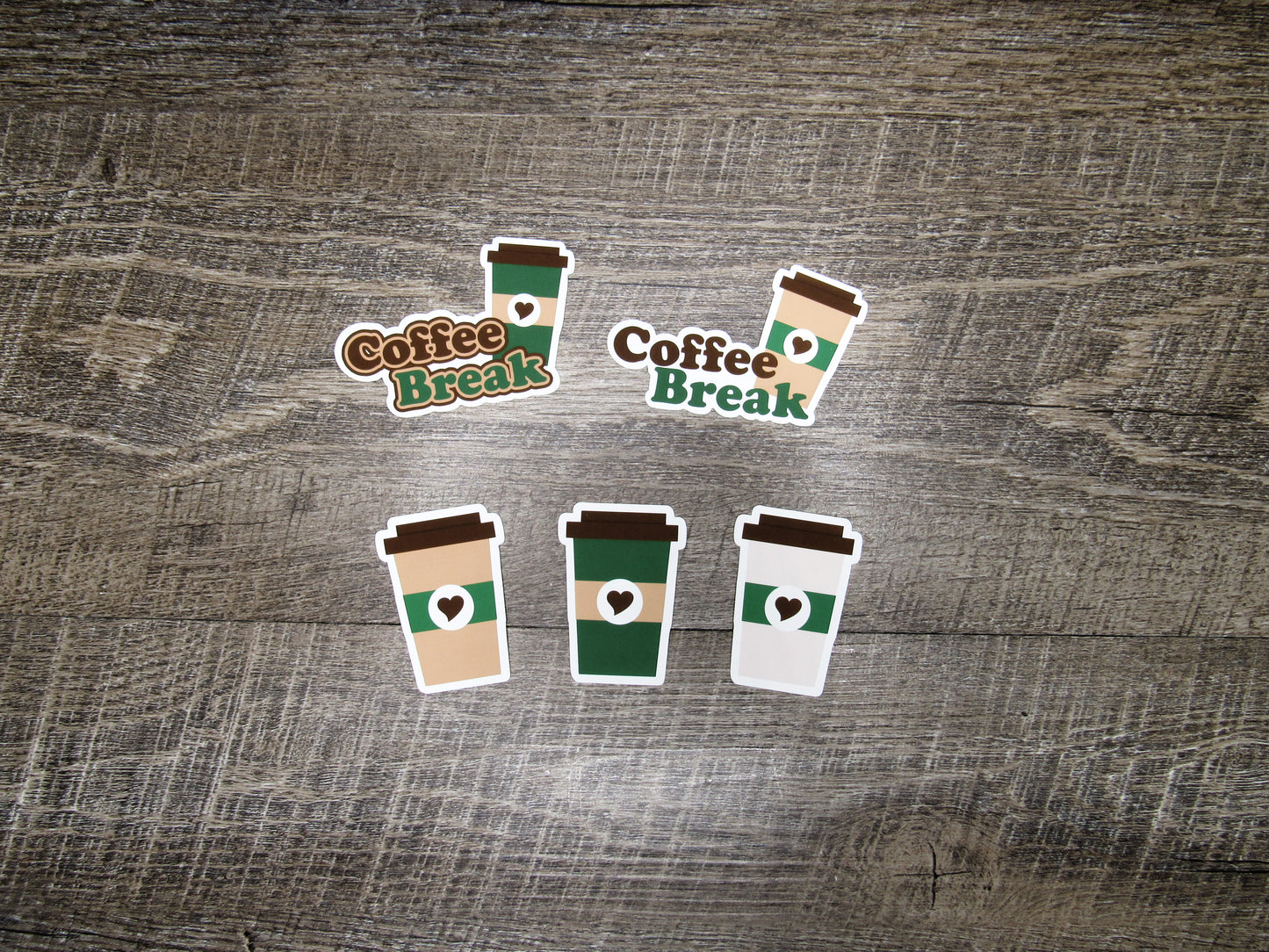 LIMITED EDITION Coffee Break Sticker Die Cuts
