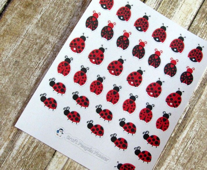 Ladybug Deco stickers