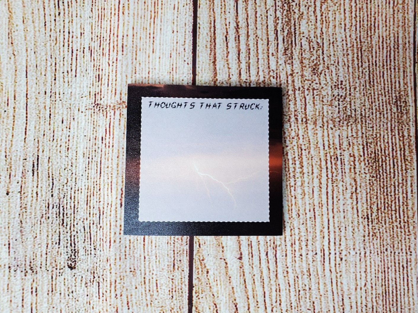 Thoughts That Struck Sticky Notes