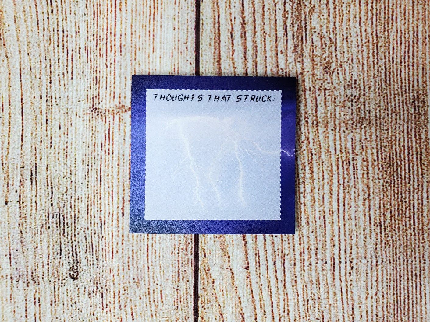 Thoughts That Struck Sticky Notes