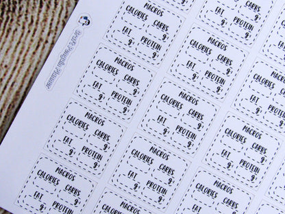 Macros Tracker Stickers