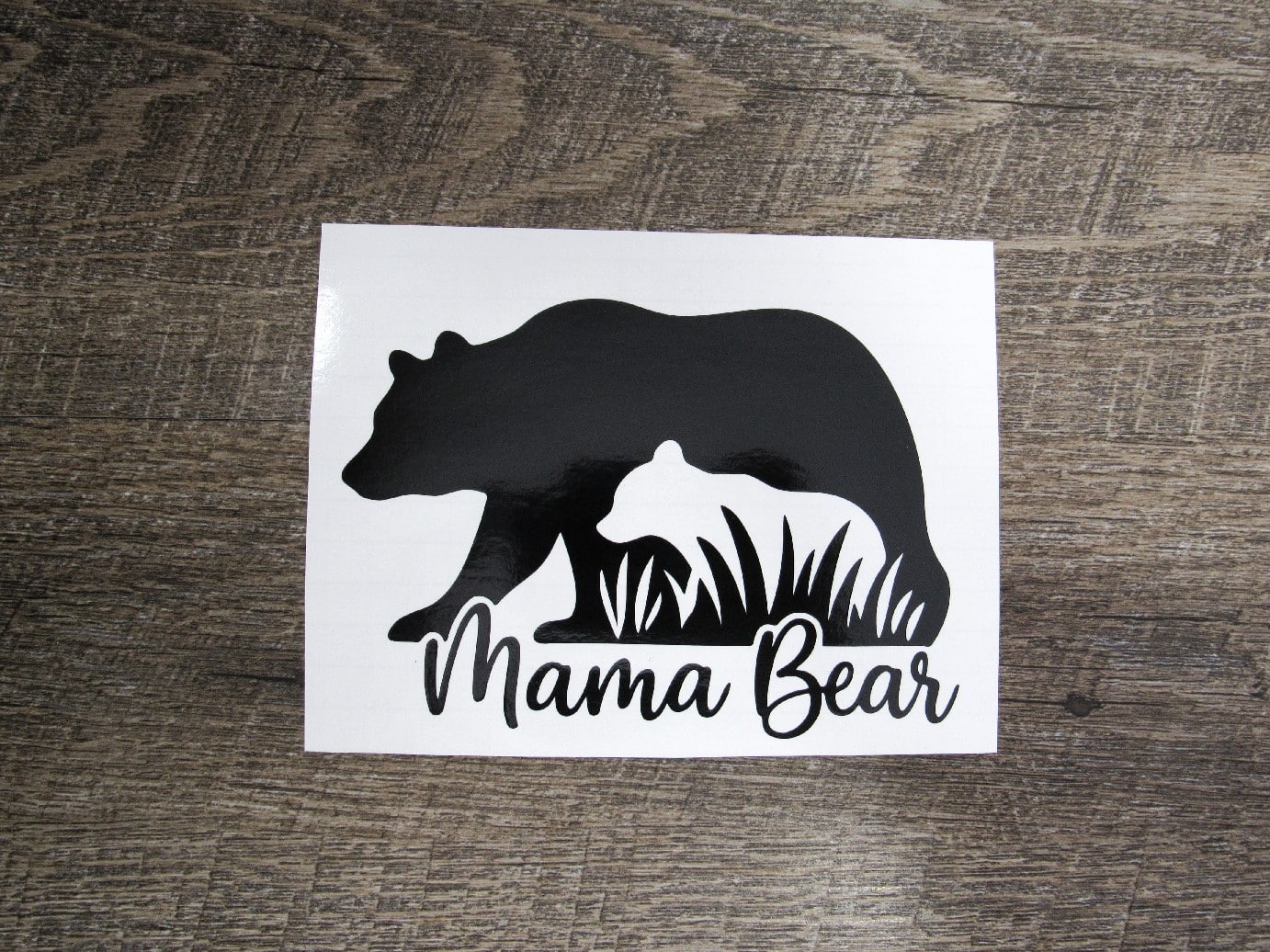 Mama Bear Vinyl Decal