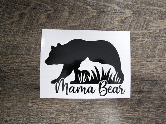 Mama Bear Vinyl Decal