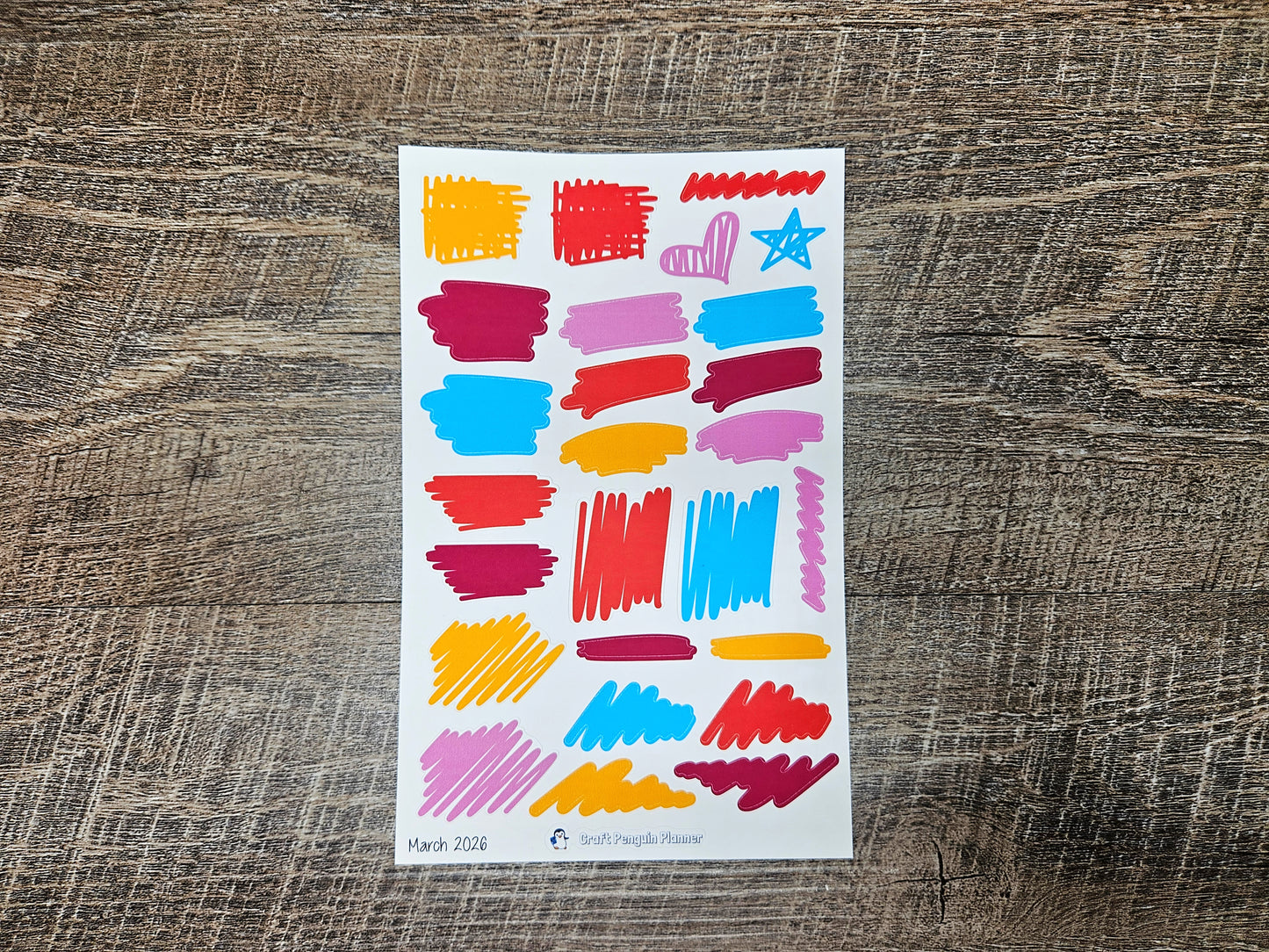 March 2026 Doodle Bundle- NO COUPONS