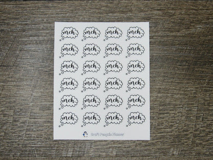 Meh Sticker