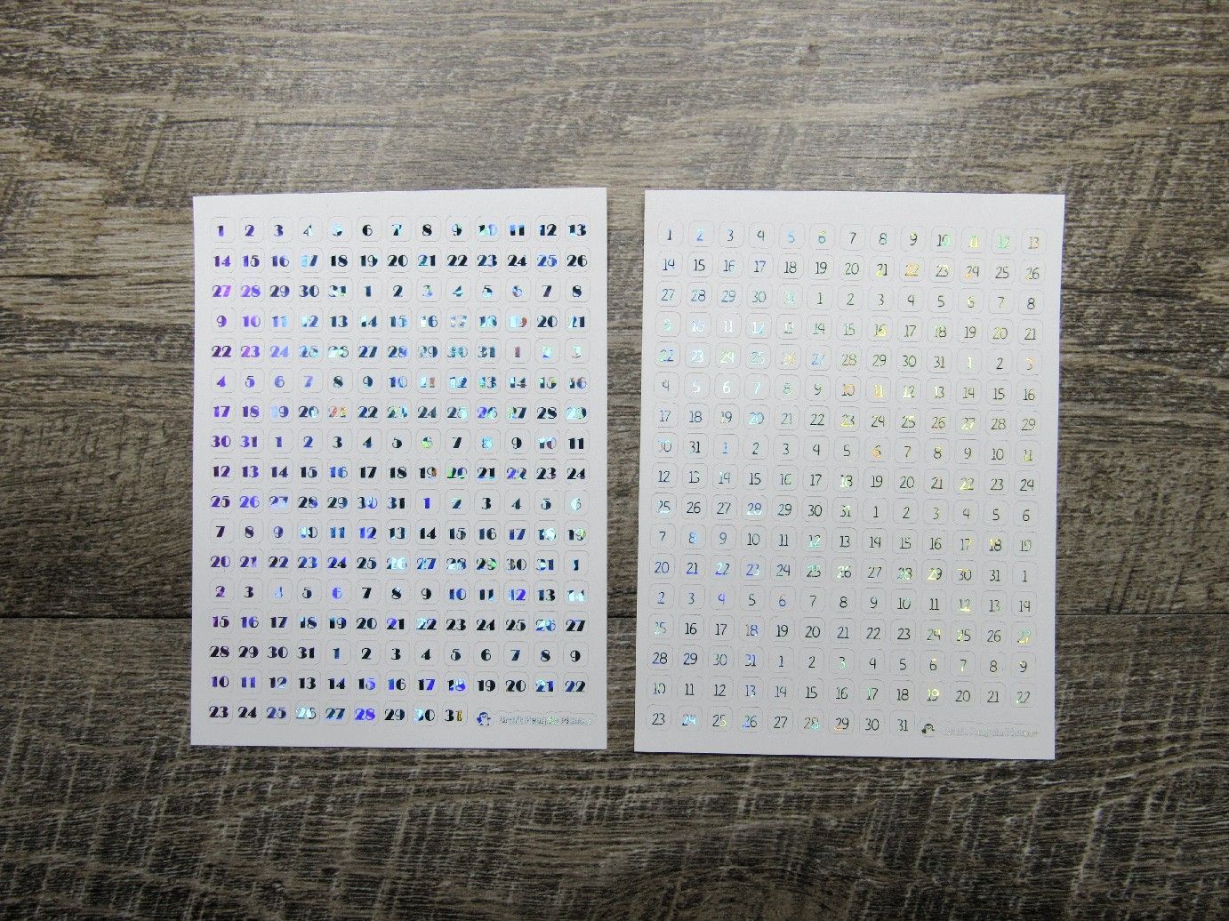 FOILED Mini Date Dots