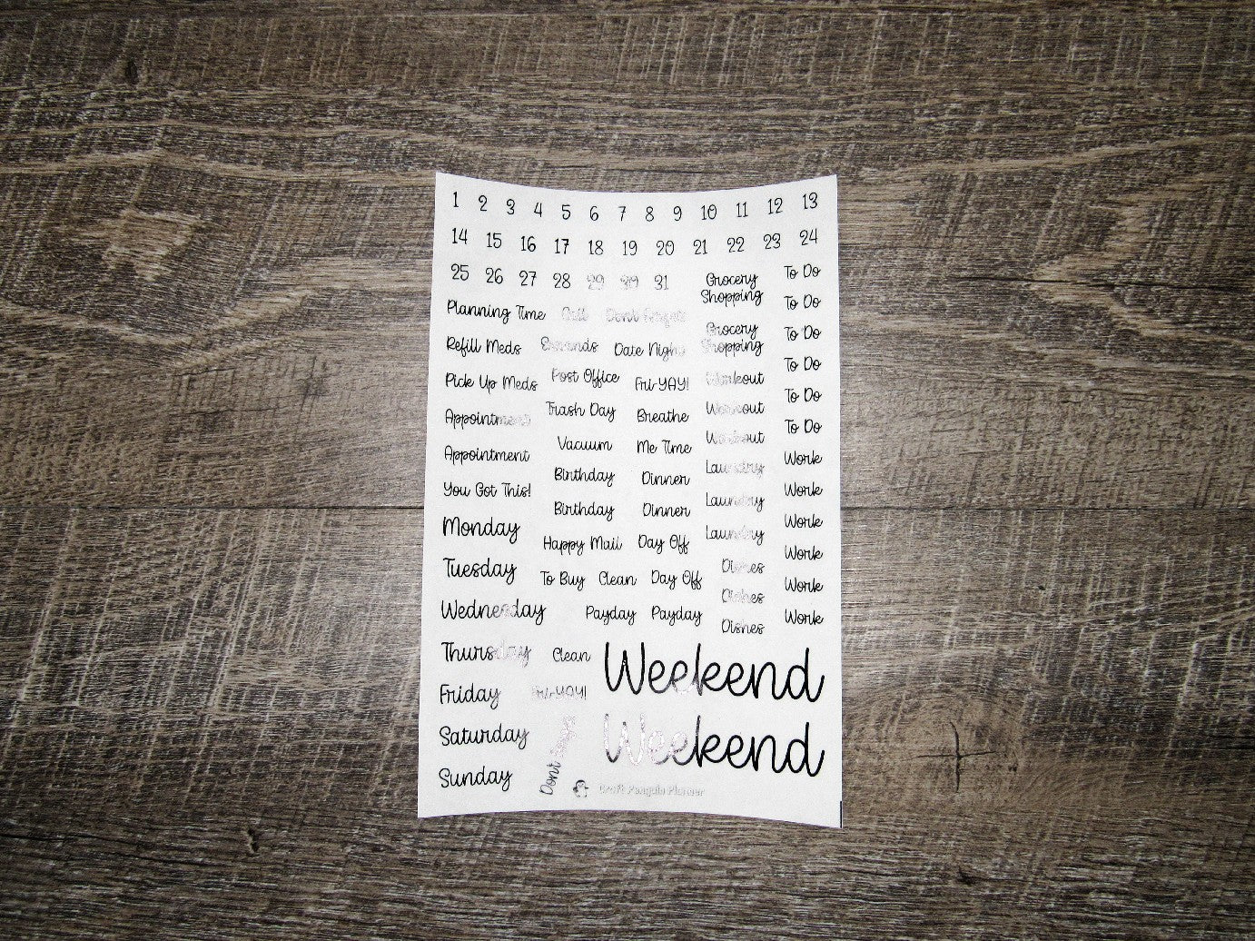 Mixed Script Stickers