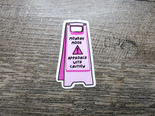 Monday Mood Sticker Die Cut