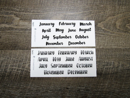 Months script