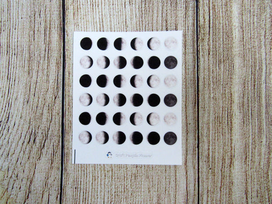 Moon stickers